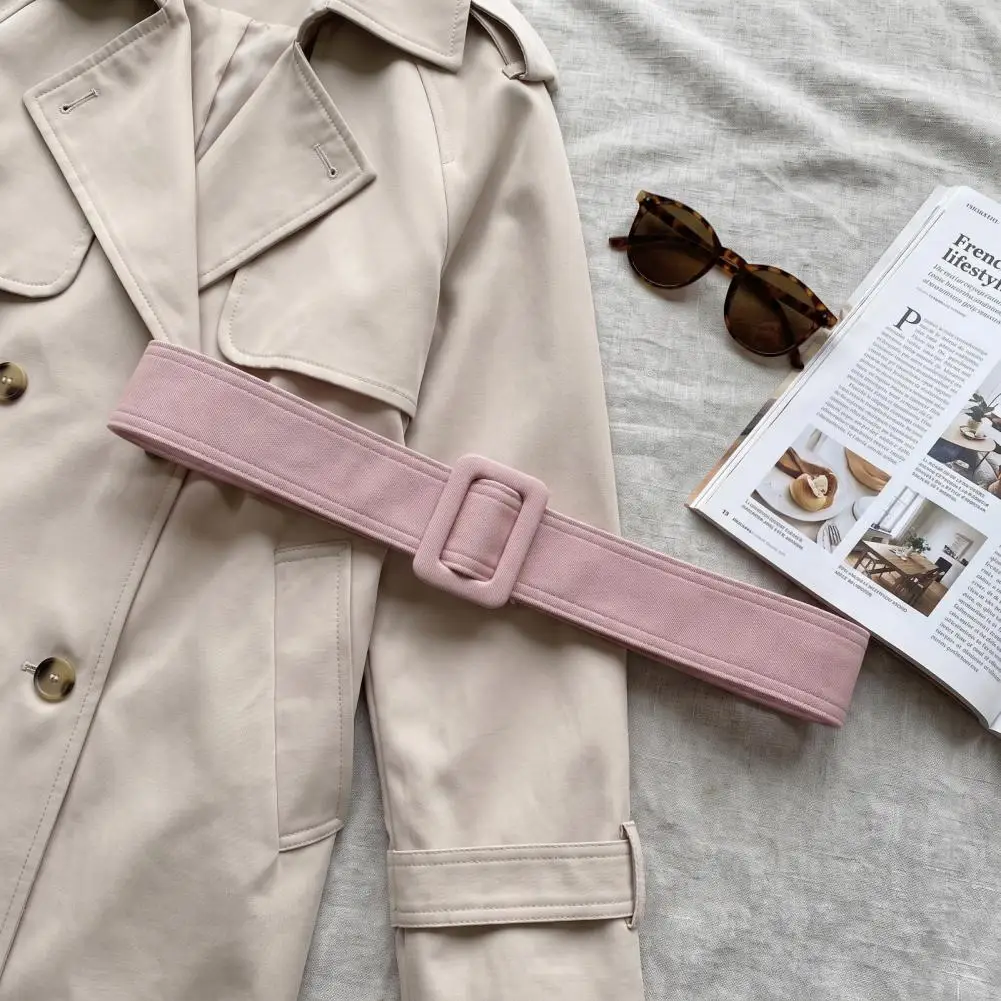 Minimalist Waist Belt for Wear Women’s Windbreaker Waist Belt Replacement Adjustable Trench Coat Fabric for Dress for Trench