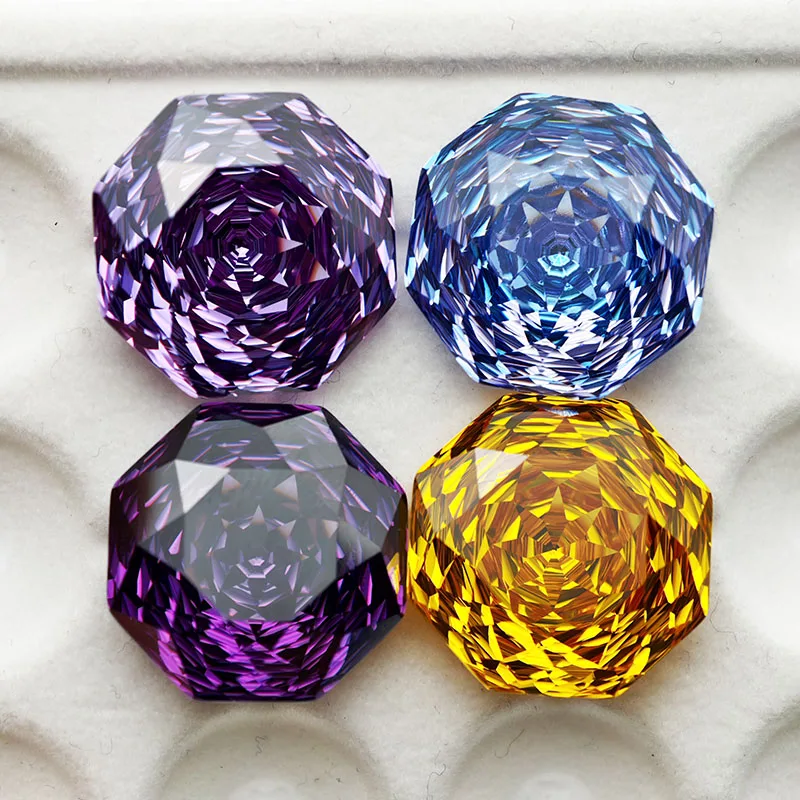 

New 5A 18.0mm Large Size Round Rose Cut Cubic Zirconia Loose Gemstones for Jewerly Making