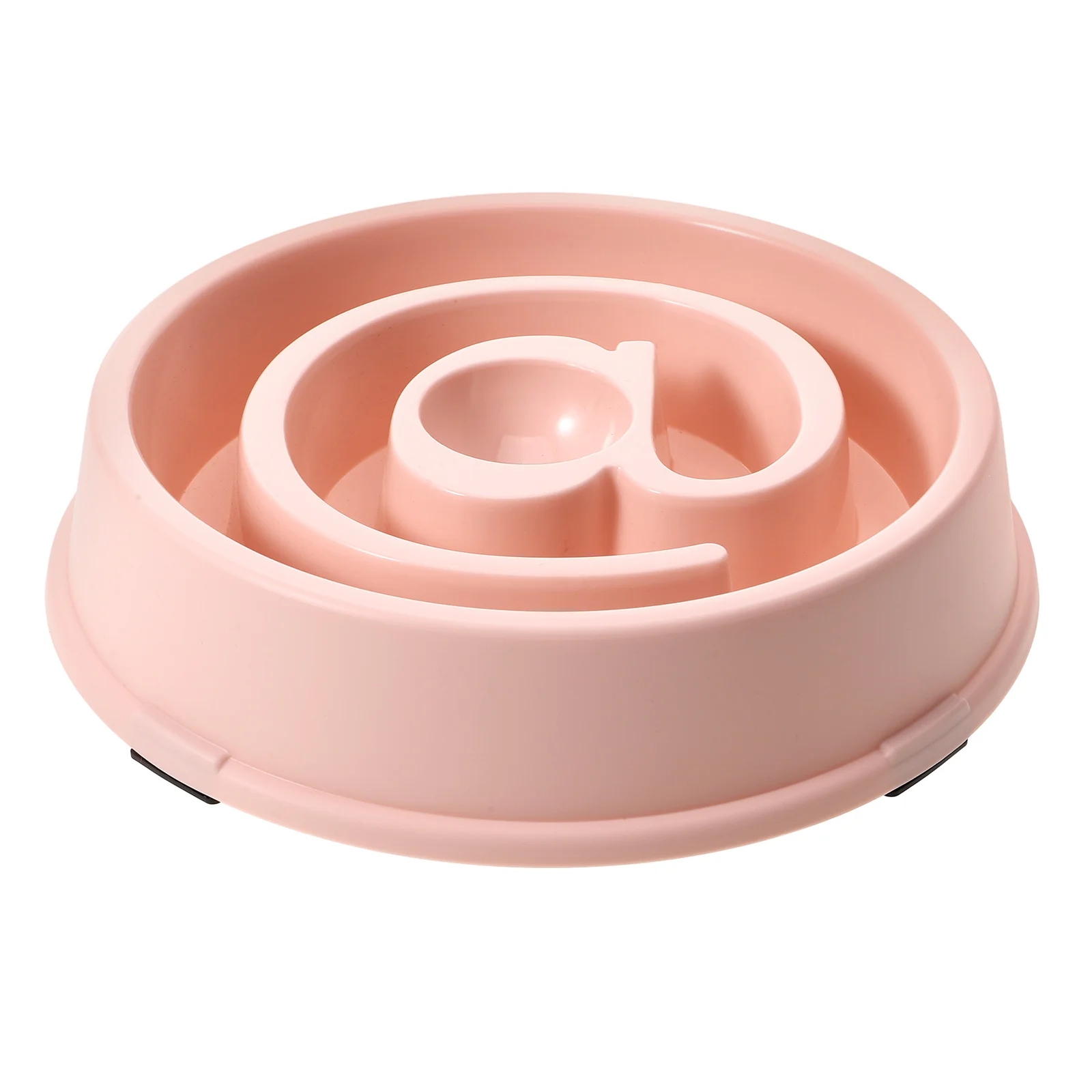

Slow Eating Bowl For Dogs Puppies Anti Choking Pet Feeder Durable Non-Slip Lightweight Travel Bowl Smooth Design Pink