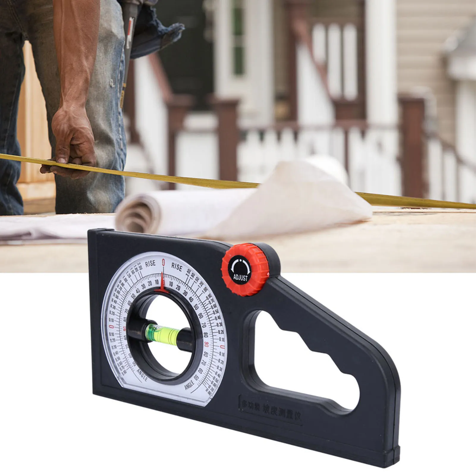 エンジニアリング傾斜レベルメーター高品質 ABS 素材人間工学に基づいたハンドルデザイン多機能角度測定スケールツール