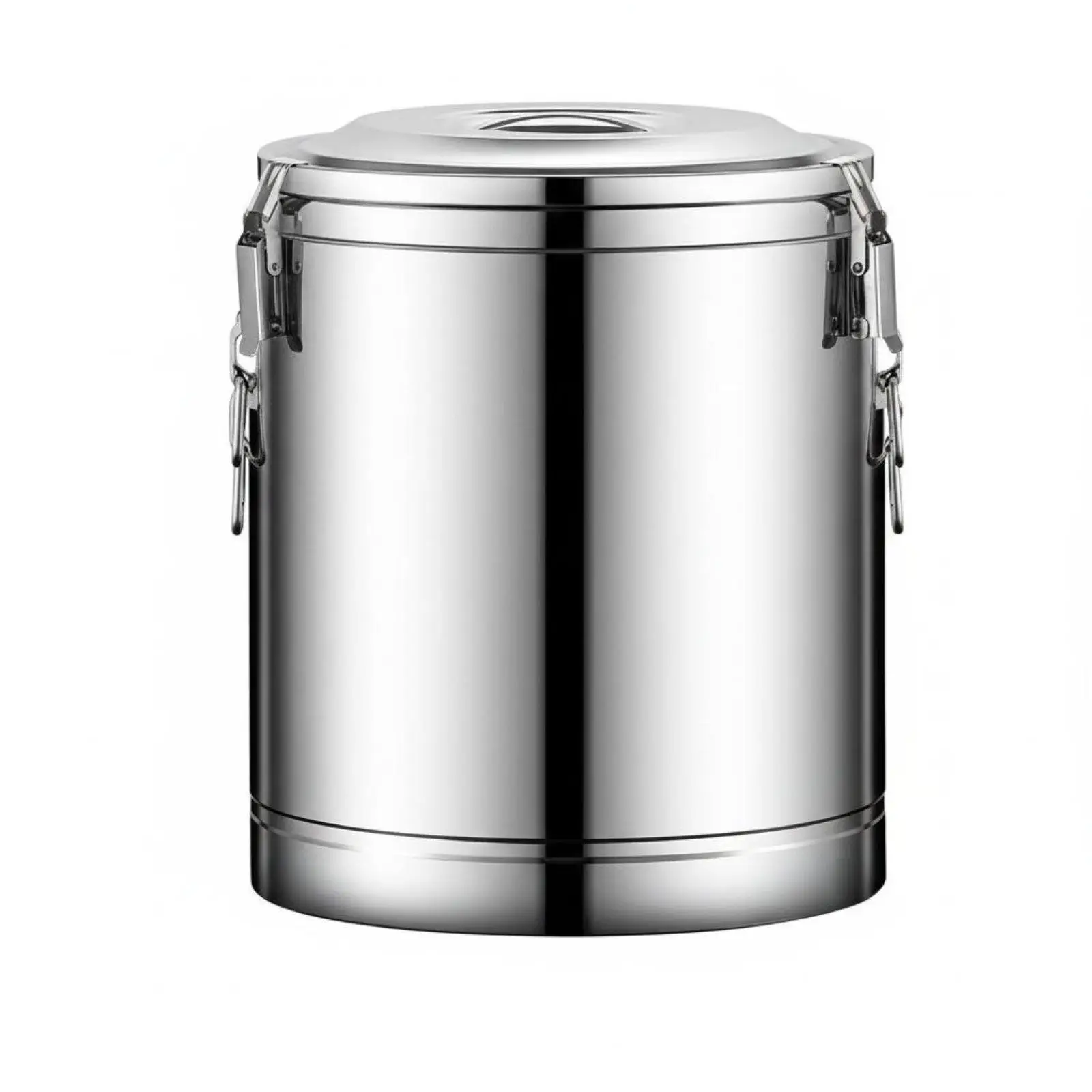 Food Grade Stainless Steel Insulated Beverage Bucket with Heat Retention for Canteen Serving Porridge Iced Lemonade