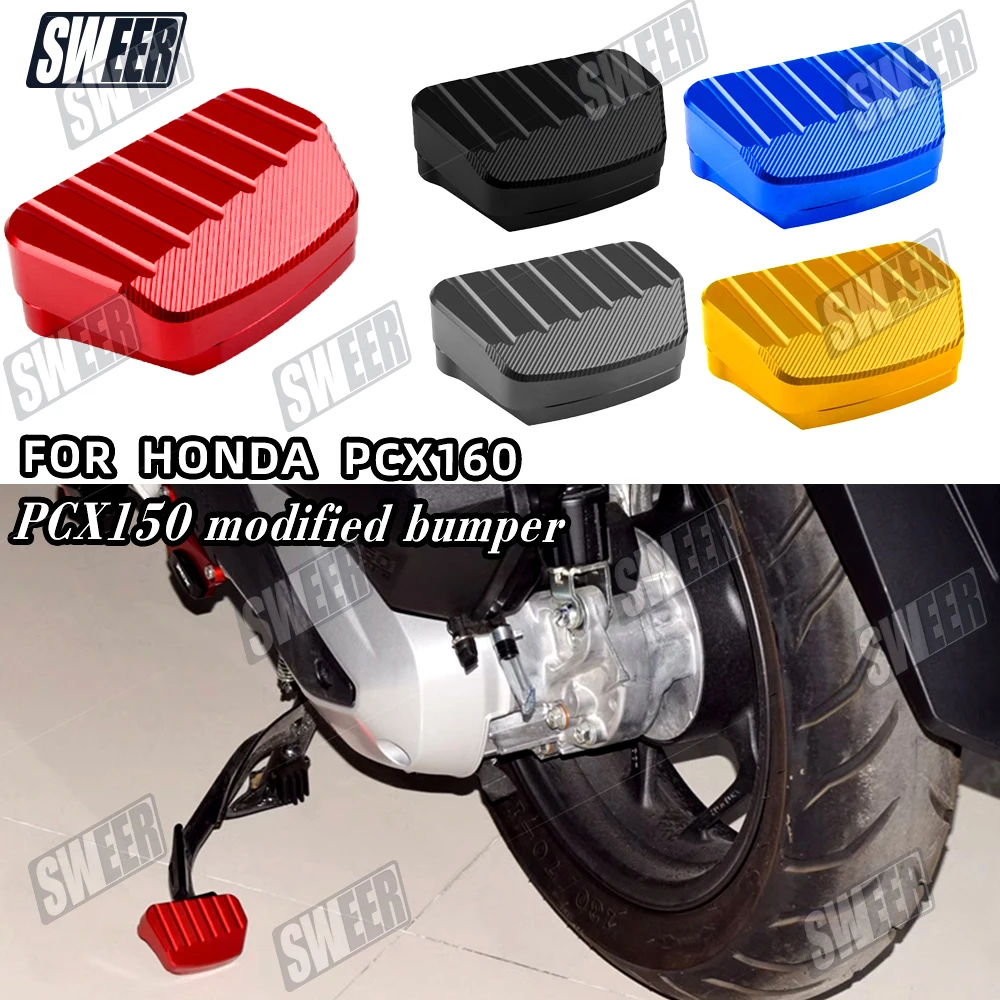 

Motorcycle Foot Side Brace Pad Fit For Honda PCX160 2021-2026 Modified Metal Support Frame Widened Mat Enlarger Pad Accessories