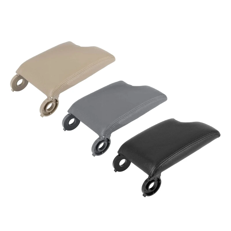 

Armrest Center Console Lid Cover Leather Synthetic Replacement- for E46 01-06 Dropship