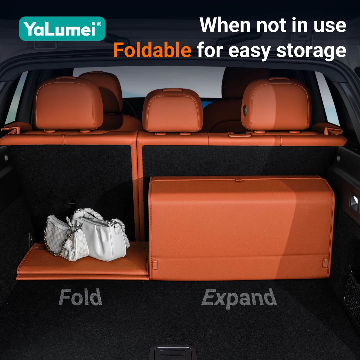 For Mitsubishi Outlander Pajero ASX Lancer EX Evolution Ralliart Eclipse Cross Car Trunk Organizer Box Container Bag Accessories