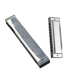 Miwayer Premium Harmonica 10/24 Hole Stainless Steel Brass Mouth Organ with Case for Music Lovers