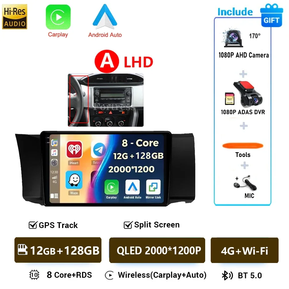 Android 16 Autoradio Voor Toyota GT86 GT 86 Subaru BRZ Scion FRS 2012 2013-2016 Multimedia Auto Stereo Video radio Carplay GPS