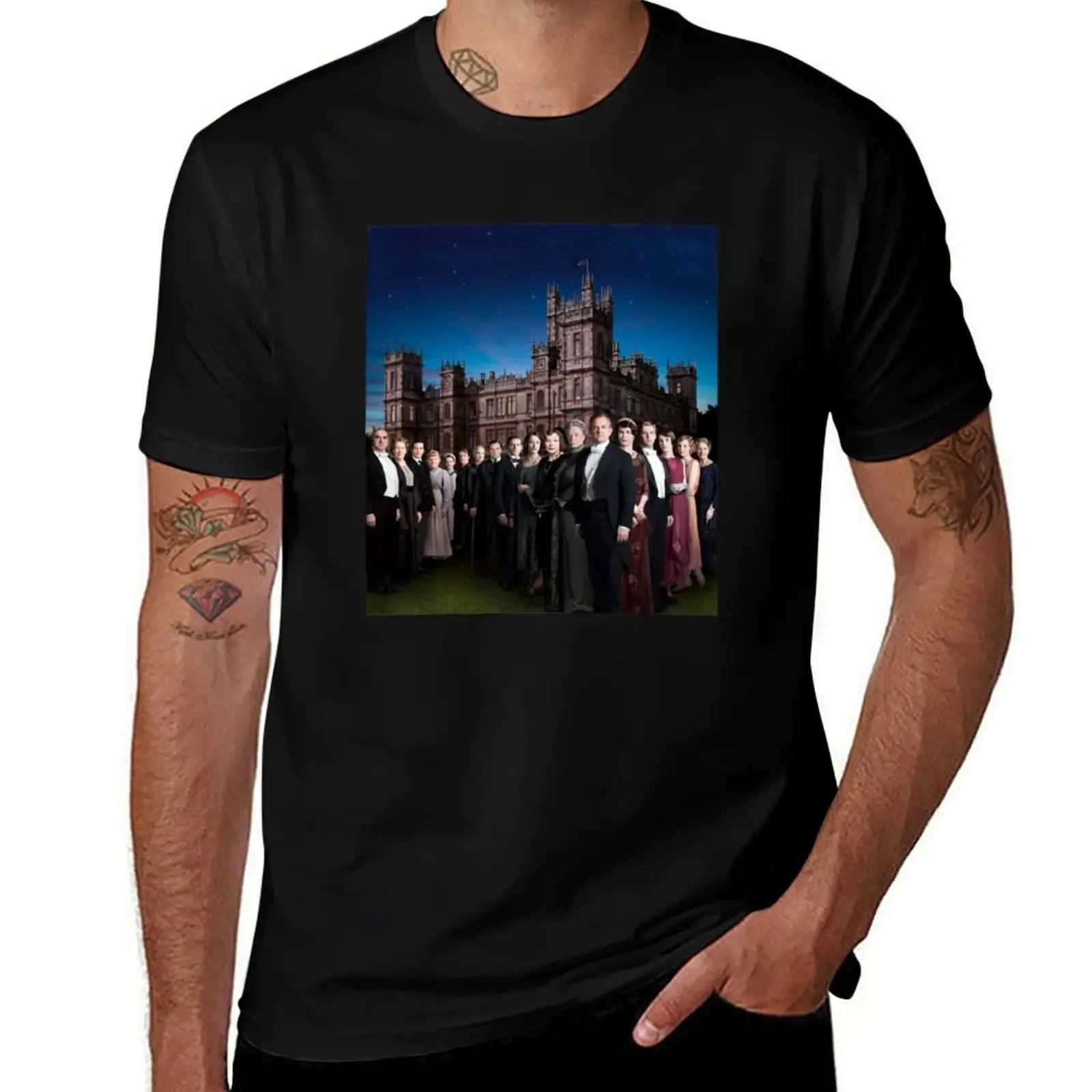 Downton Abbey - Castle T-Shirt korean fashion oversized graphic tee clothing for men