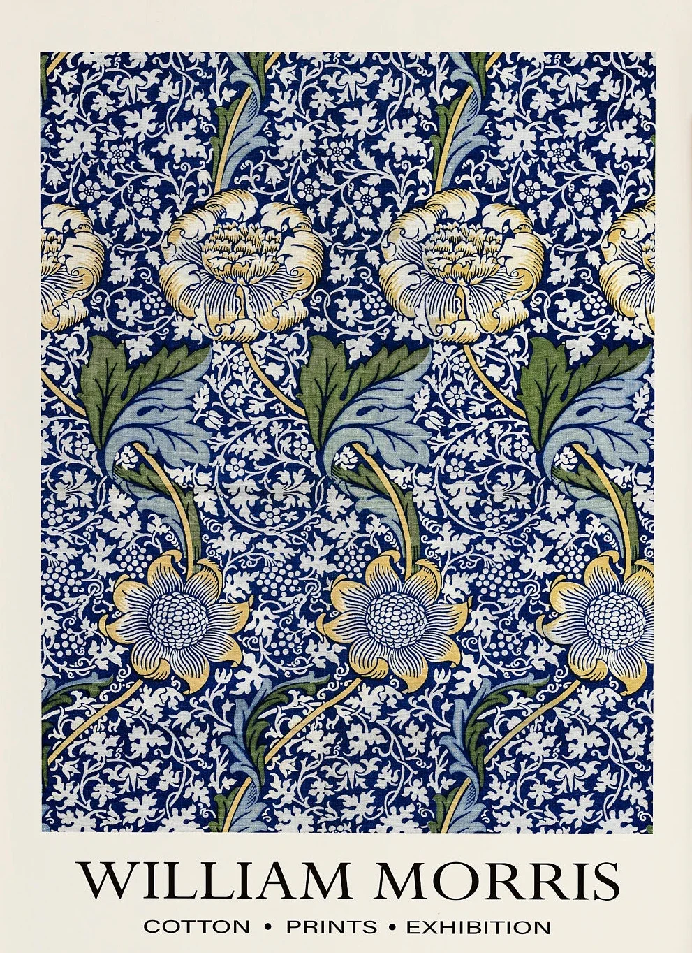 Nordic William Morris Garden Flower Poster Vintage Botanical Art Nouveau Canvas Painting Wall Art Picture Living Room Home Decor