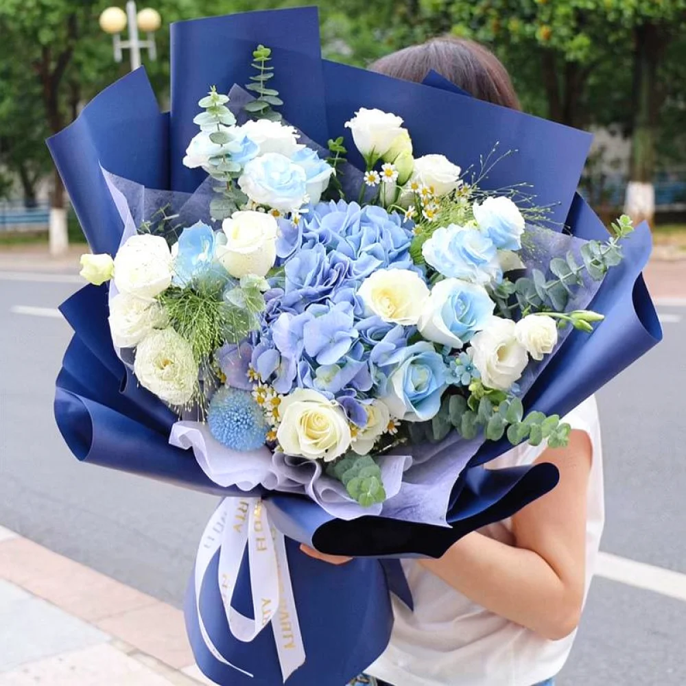 Florist Supply Wholesale - Wasserdichte Blumenverpackungsfolie im koreanischen Stil, dickes