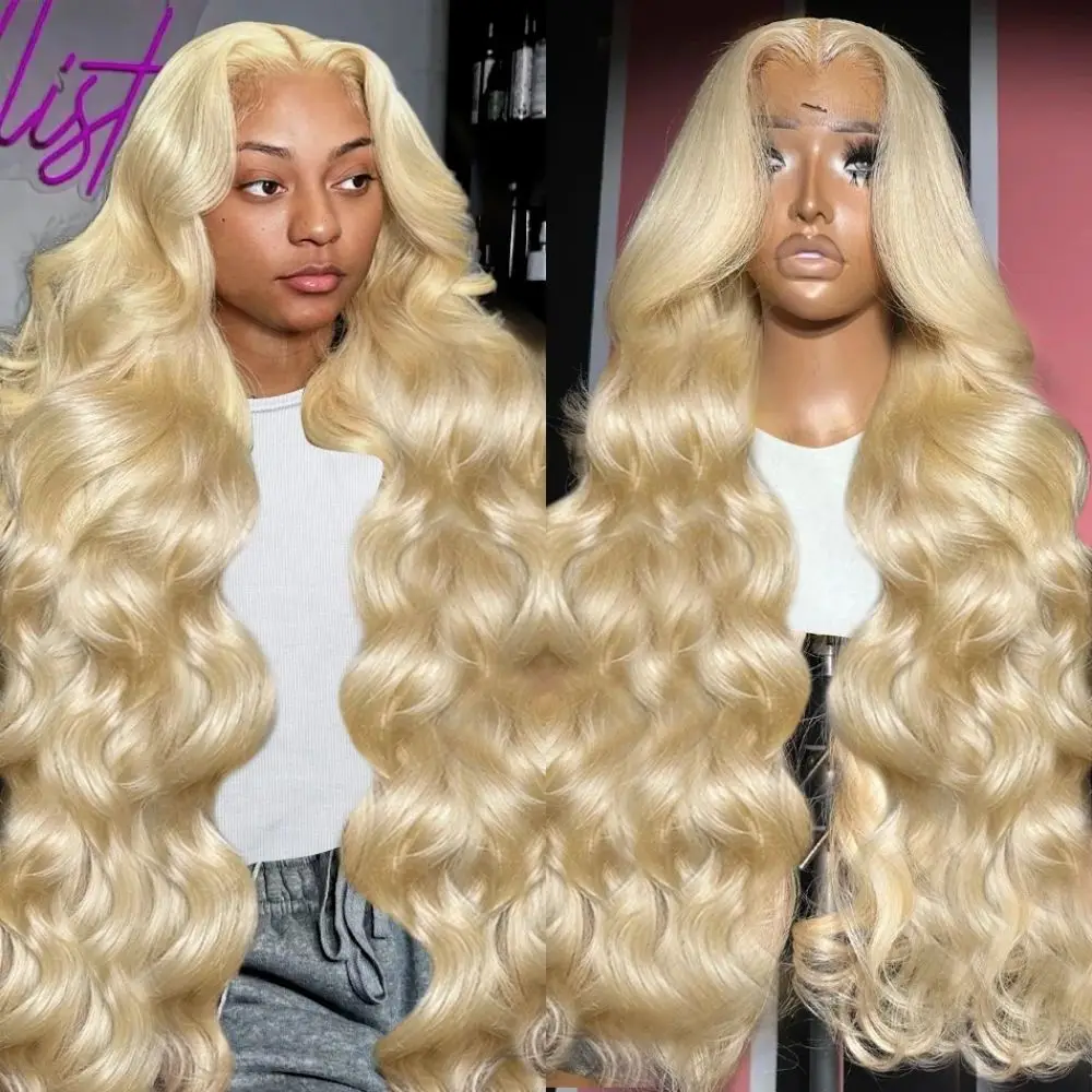 Blonde 613 Lace Front Wigs Body Wave Lace Front Human Hair Wigs Brazilian 13x4 13x6 200 Density Hd Lace Frontal Wigs For Women