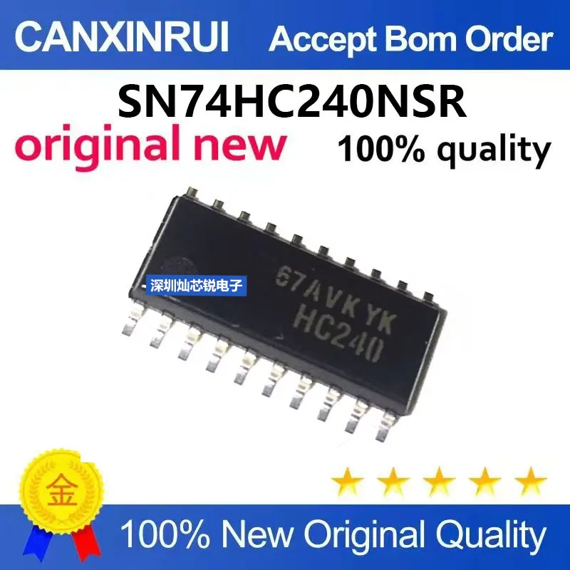(5-100pieces)SN74HC240NSR (5.2MM medium body) SOP-20 74HC240