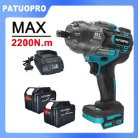 6-Speed Max 2200N.m Brushless Electric Impact Wrench Cordless 2 Modes Rechargeable Car Repair Power Tool For Makita 18V Battery