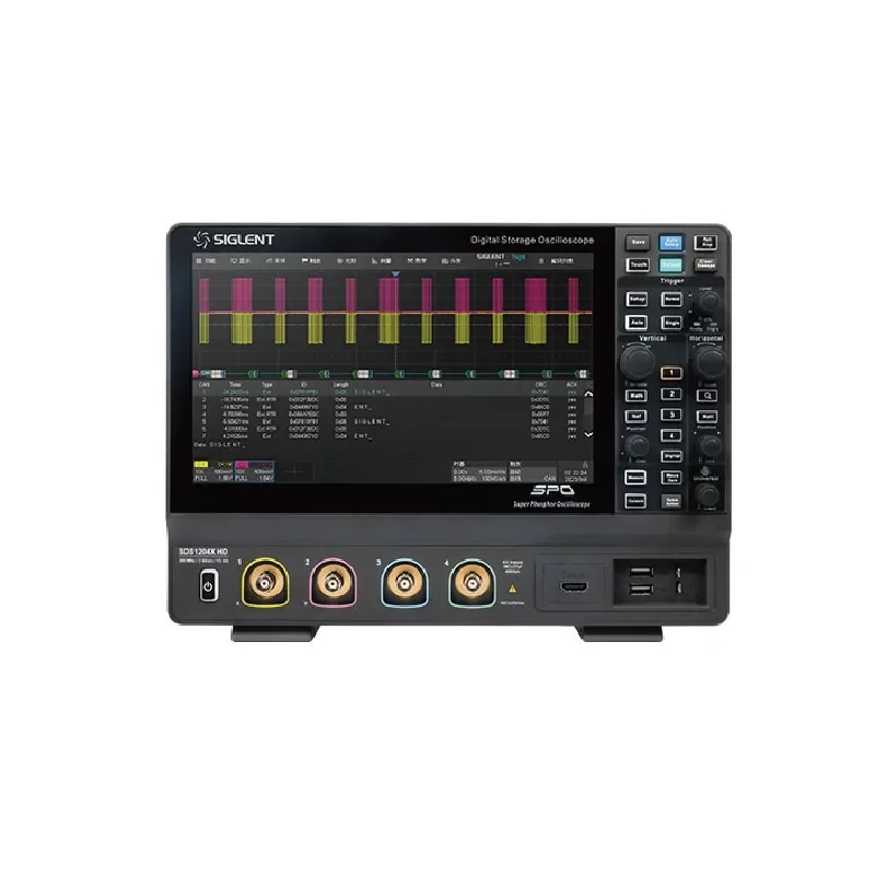 

Цифровой осциллограф 2026 SDS1074X HD с высоким разрешением 12 бит, 70 МГц, 2 ГВыб/с, 4 канала, поддержка функции многоканального триггирования