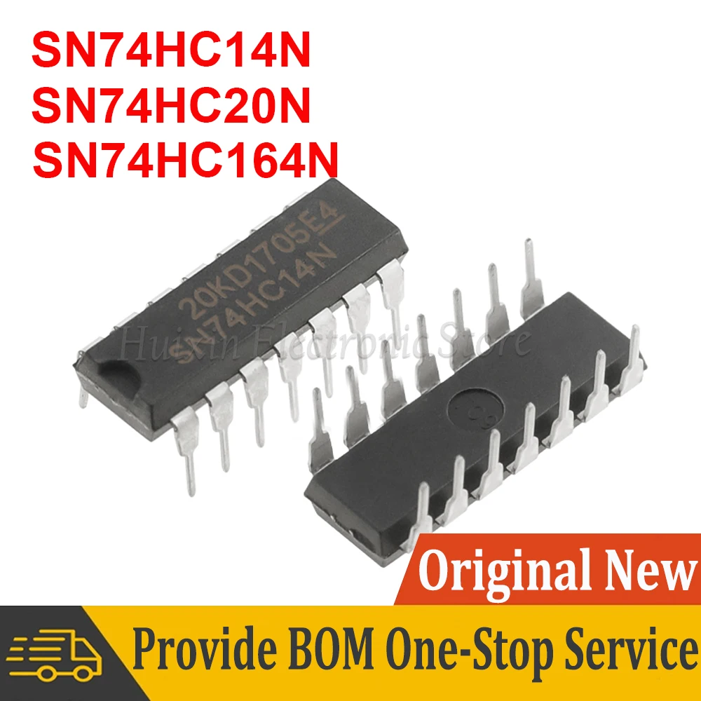 

5pcs SN74HC14N SN74HC20N SN74HC164N DIP-14 SN74HC14 SN74HC20 SN74HC164 DIP14 DIP In Stock NEW original IC