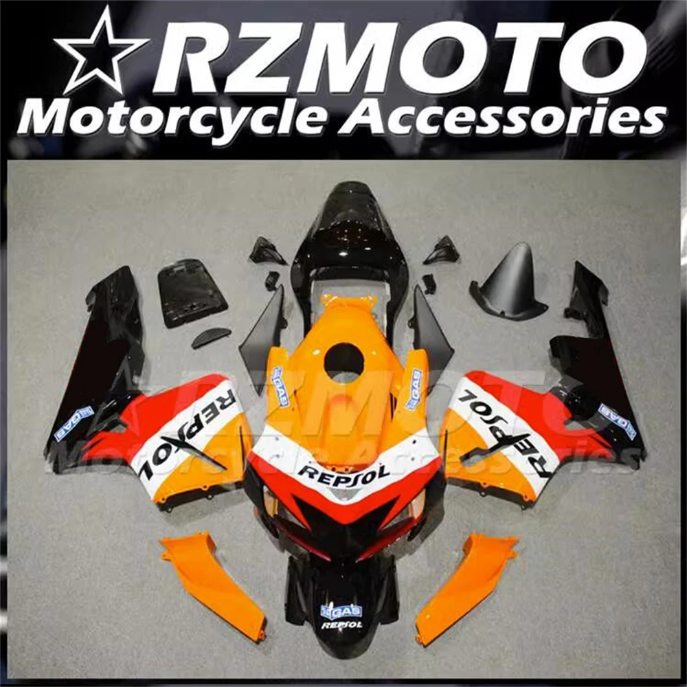 

Новый комплект обтекателей из АБС-пластика под давлением Подходит для HONDA CBR600RR F5 2005 2006 05 06 комплект обтекателей красного и оранжевого цвета