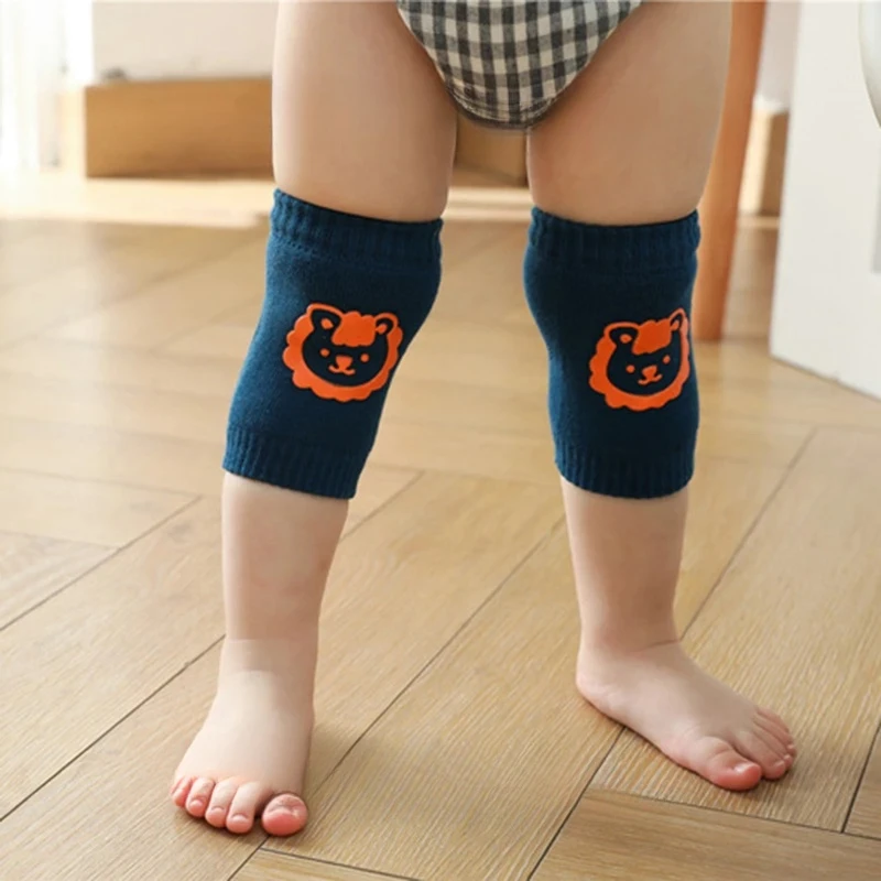 Baby Knee Pad Kids Safety Crawling Elbow Pads Baby Non-slip Kneepad Infants Anti-fall Protector Safety Leg Warmer Cartoon view 4