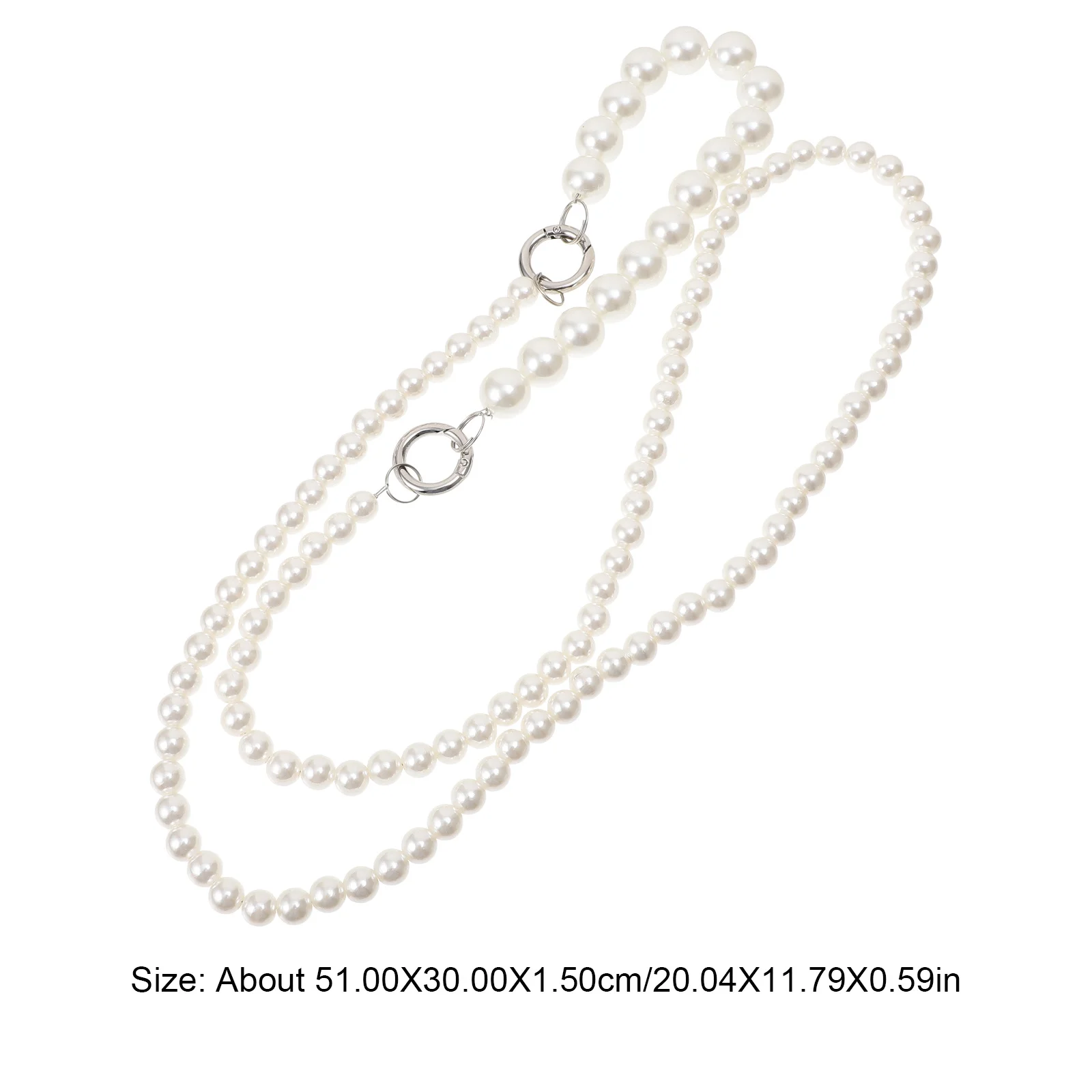 1 قطعة حزام كتف الهاتف اللؤلؤي شخصي لمكافحة خسر الحبل خفيف الوزن لتزيين حقيبة الهاتف المحمولة #6