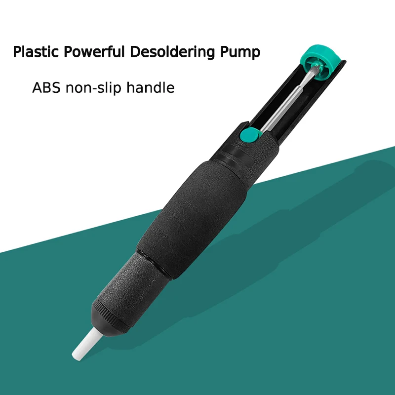 Plastic Powerful Desoldering Pump Suction Tin Vacuum Soldering Iron Desolder Gun Soldering Sucker Pen Removal Hand Welding Tools