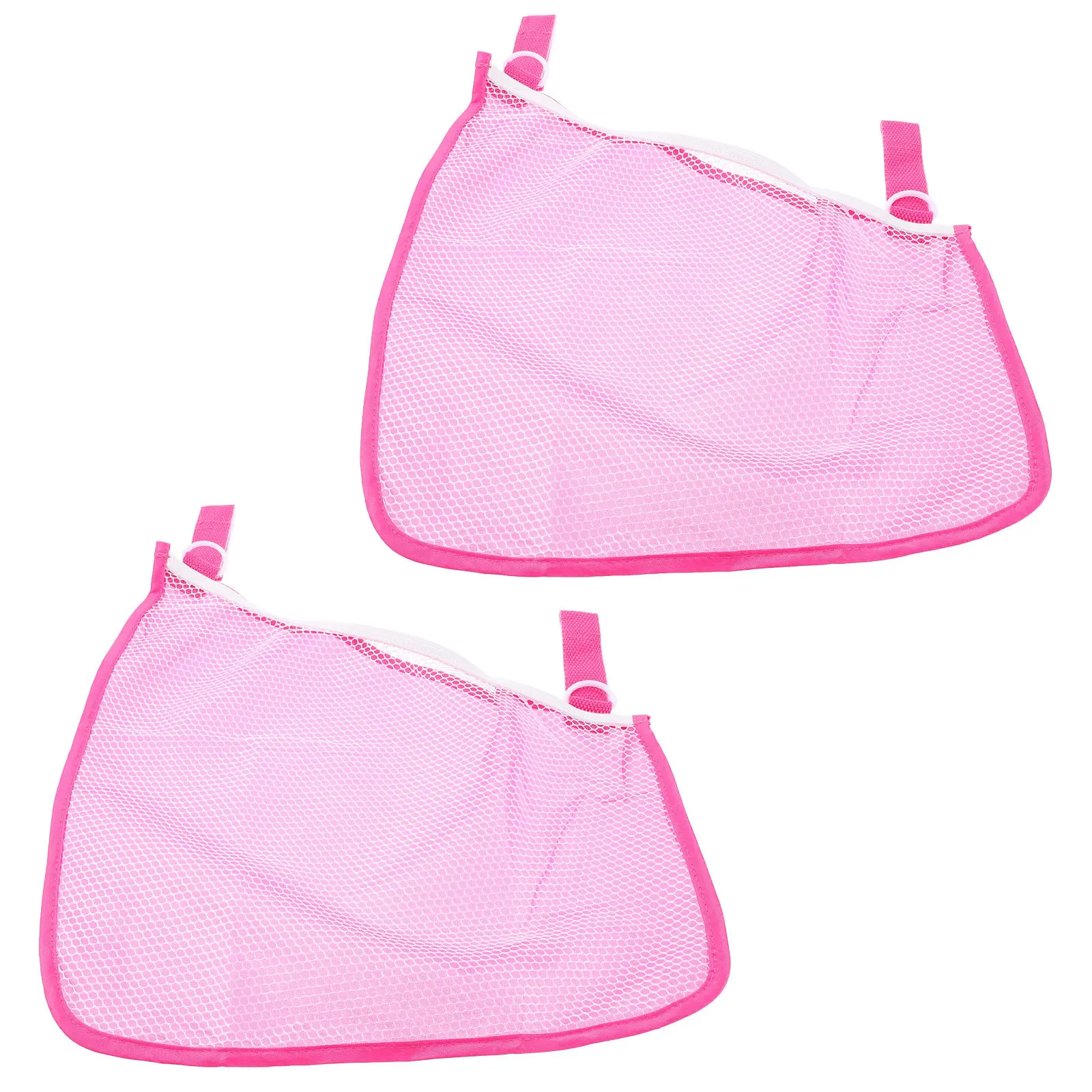 2 قطعة حقيبة للحمل مقاوم للماء تخزين شبكي قابل للتعديل لزجاجة الحفاضات المنظم السفر في الهواء الطلق عربة حقيبة التخزين الطفل