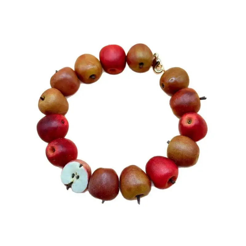 Niedliches 3D-realistisches Frucht-Perlenarmband, handgefertigt aus Harz, für den Sommerurlaub, den täglichen Gebrauch, Geschenk für Mädchen. – Detail 1
