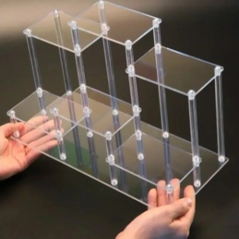 Einfache Acryl Wohnzimmer Lagerung Inhaber Transparent Kommode Schlafzimmer Lagerung Inhaber Multifunktions Kosmetik Hause Dekoration
