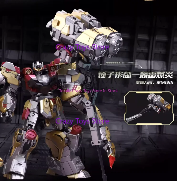 Na stanie CANG TOYS Transformacja CT-LONGYAN Ct Longyan Wulkan 6-w-1 Robot Transformujący się w Dinozaura Figurka Akcji. Kolekcja figurek