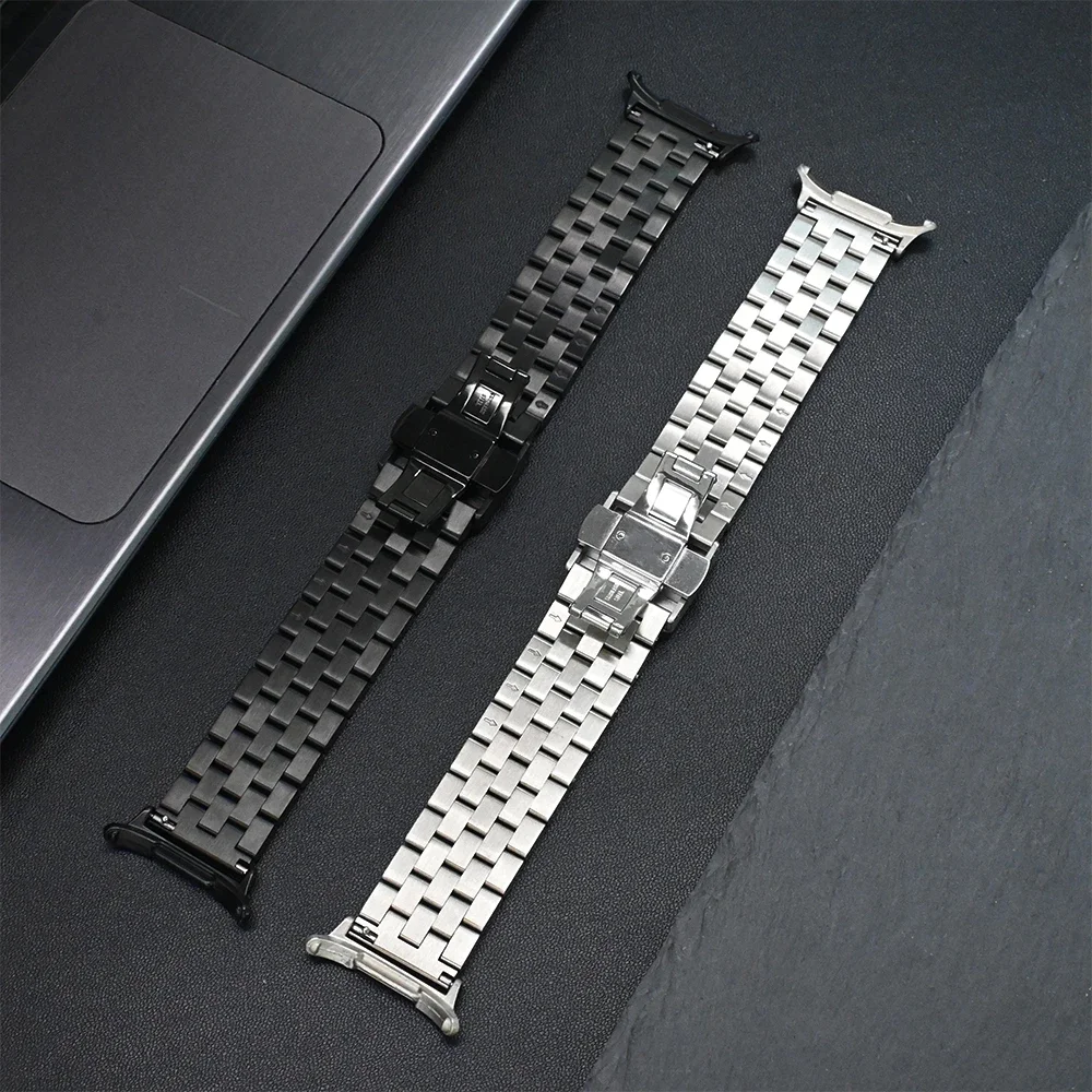 Stainless Steel Bracelet For Samsung Galaxy Watch Ultra 47mm Mens Business Link Strap For SAMSUNG WATCH 7 ULTRA 47mm Luxury Band