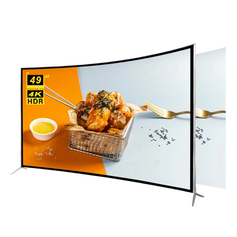 

Advanced Customization STLF ZJW 49 Inch Curved Smart TV Big Screen Smart TV 4K Ultra HD LED Television 49 Inch TV