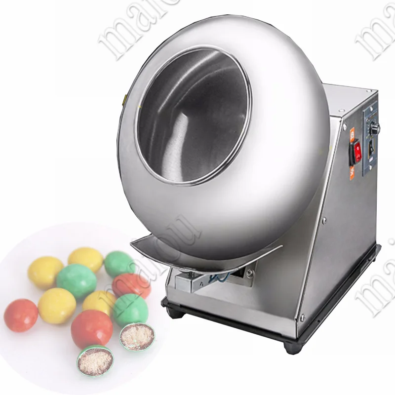 

Chocolate Ball Maker Chocolate Coating Machine Chocolate Icing Machine Polishing Rounding Coating Drying Food Processor