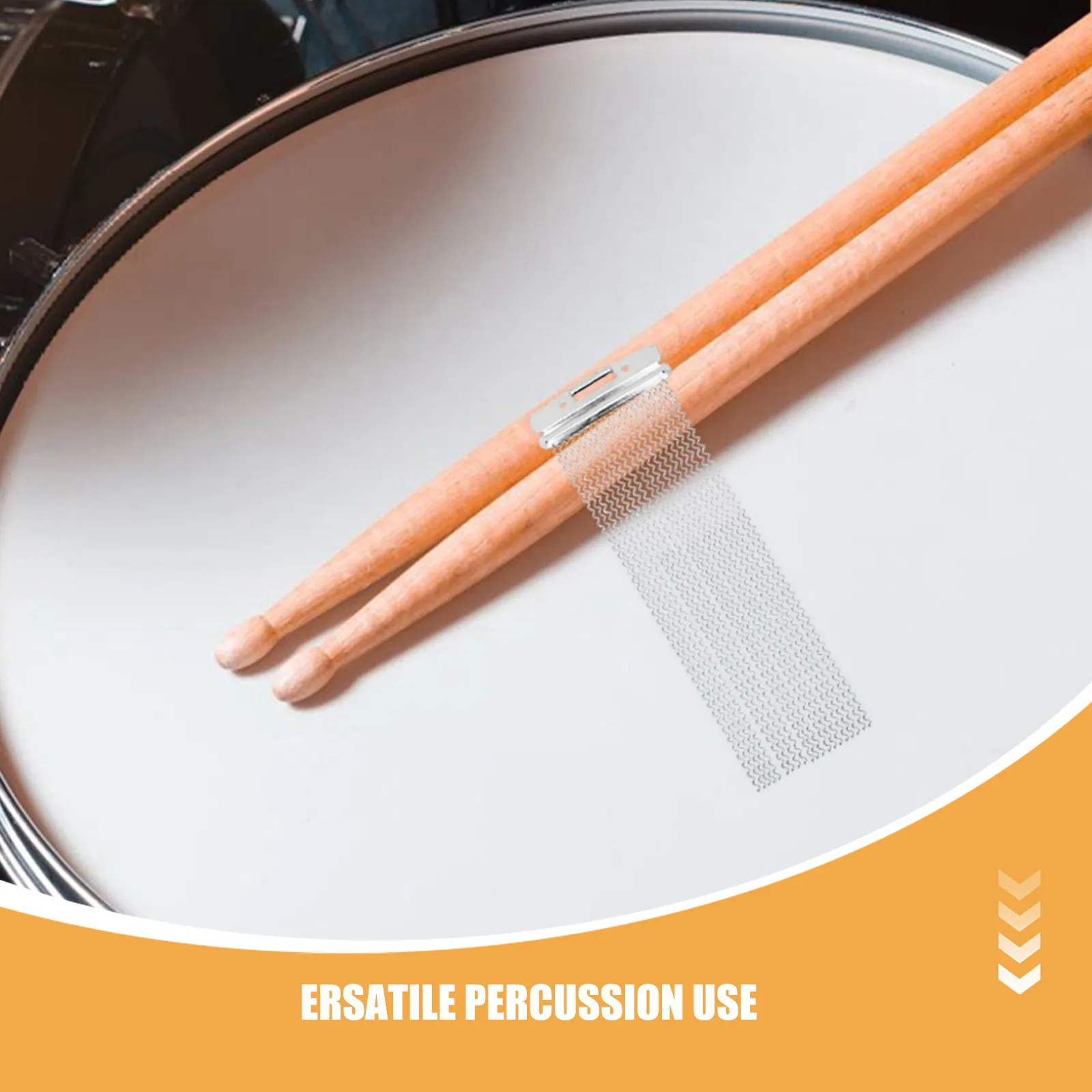 3Pcs Cajon Half Snare Wire 20 Strand Drum Wire Strip Percussion Accessories for DIY Snare Install School Music Practice