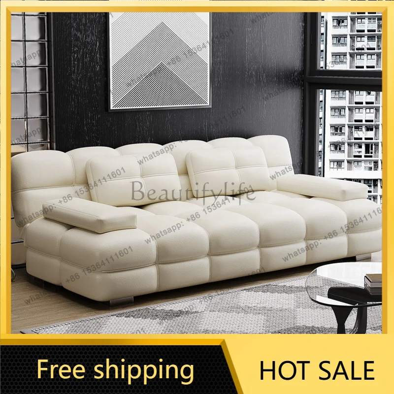 LDDesign Cushion Living Room Sofas Elegant Double Comfortable Relaxing Sofa Nordic Luxury Meubles De Salon Furniture
