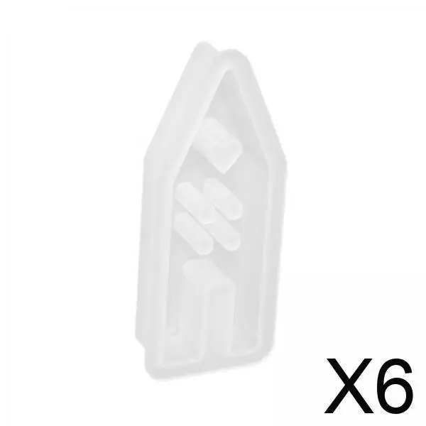 

Белая силиконовая форма для свечей многоразовая, дизайн «Домик», для мыла, смолы, выпечки, шоколада, рукоделия, пасхальных украшений