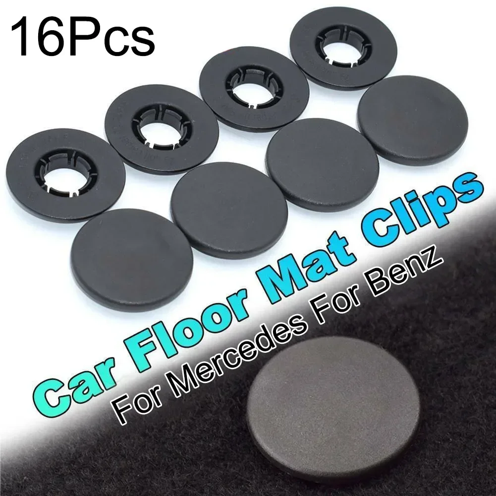 16Pcs Car Floor Mat Clips Retention Holders Grips Carpet Fixing Clamps For Mercedes For Benz Anti Skid Fastener Trims Rivet