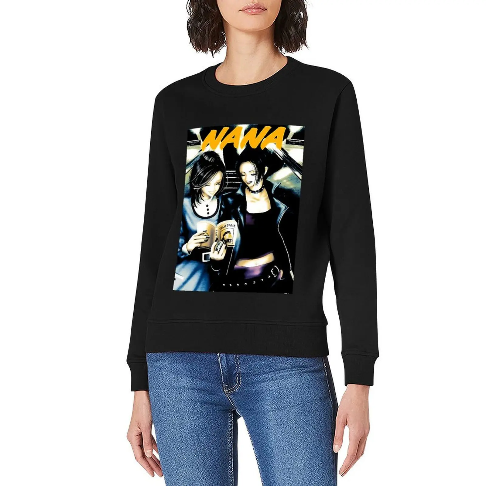 نانا أوساكي بلوفر بأحجار سوداء ملابس رجالية معطف رجالي ملابس رجالية خريف منتجات جديدة جديدة في بلوزات