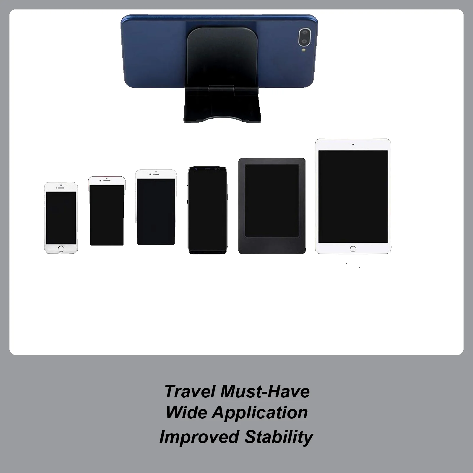 

Foldable Tablet Stand Folding Smartphone Bracket Holder Portable Adjustable Tabletop Phone Stand For 4.0-7.9" Phone Tablet