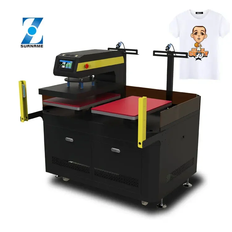 New Technology One Key Setting Heat Press Machine For Sublimation Printing 16 X 24 Inch Double Station