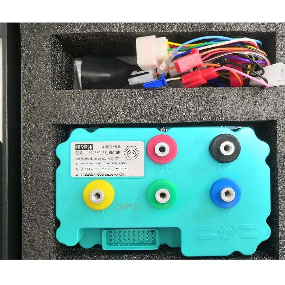 QS138-C 70H V3 72V 100kmph medium drive motor with 1 2 35 gearbox for electric ATV motorcycles - view 4