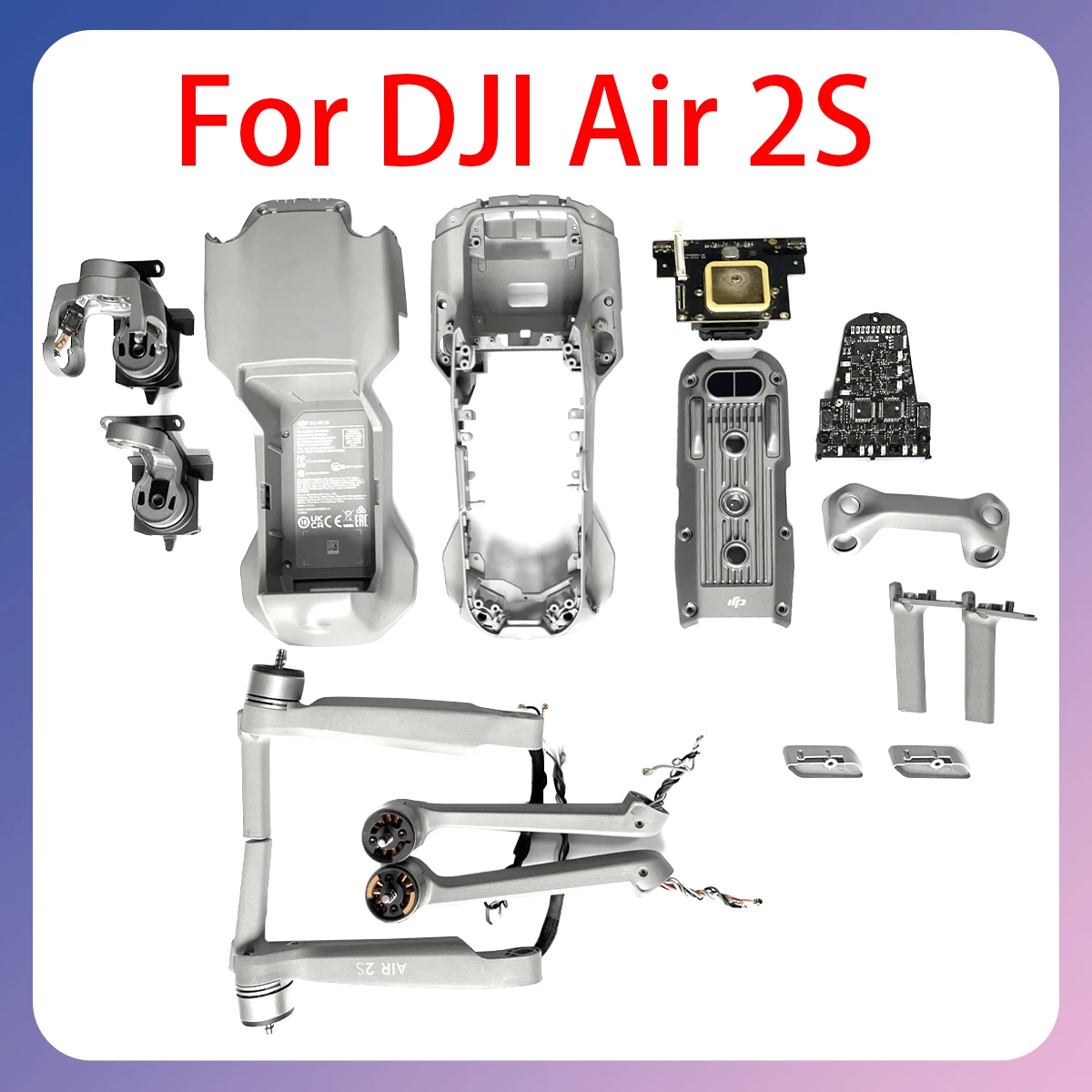 

Original Air2s drone upper middle lower body shell, front rear left right power arm, axle arm for DJI Air series accessories