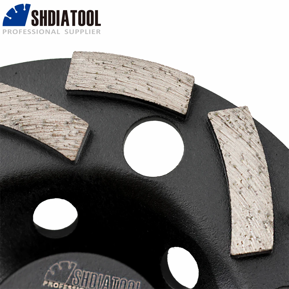 SHDIATOOL Dia115/125mm Diamond Grinding Wheel Sanding Wood Carving Plate Ceramic Concrete Granite Stone Abrasive Tool Cup Tool