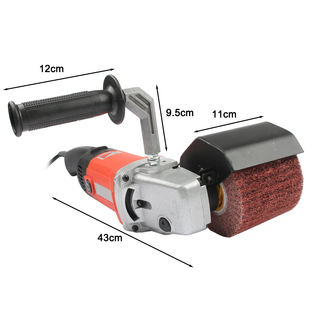 Lucidatrice portatile elettrica della macchina di trafilatura del metallo di 1400w 230V per lucidatura di legno dell'acciaio inossidabile con la macinazione