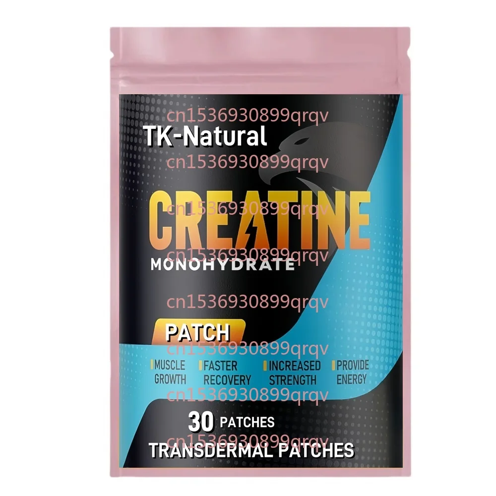 30 parches Parches transdermicos monohidratados de creatina para hombres y mujeres que apoyan la recuperación y el alivio muscular