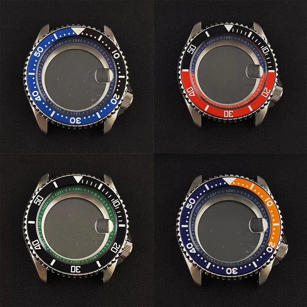 38mm*31.5mm Aluminium Fashion Flat Watch Bezel Insert Fits SKX007 SKX009 SRPD Watch Case NH36 NH35 Movement Men Watch Part
