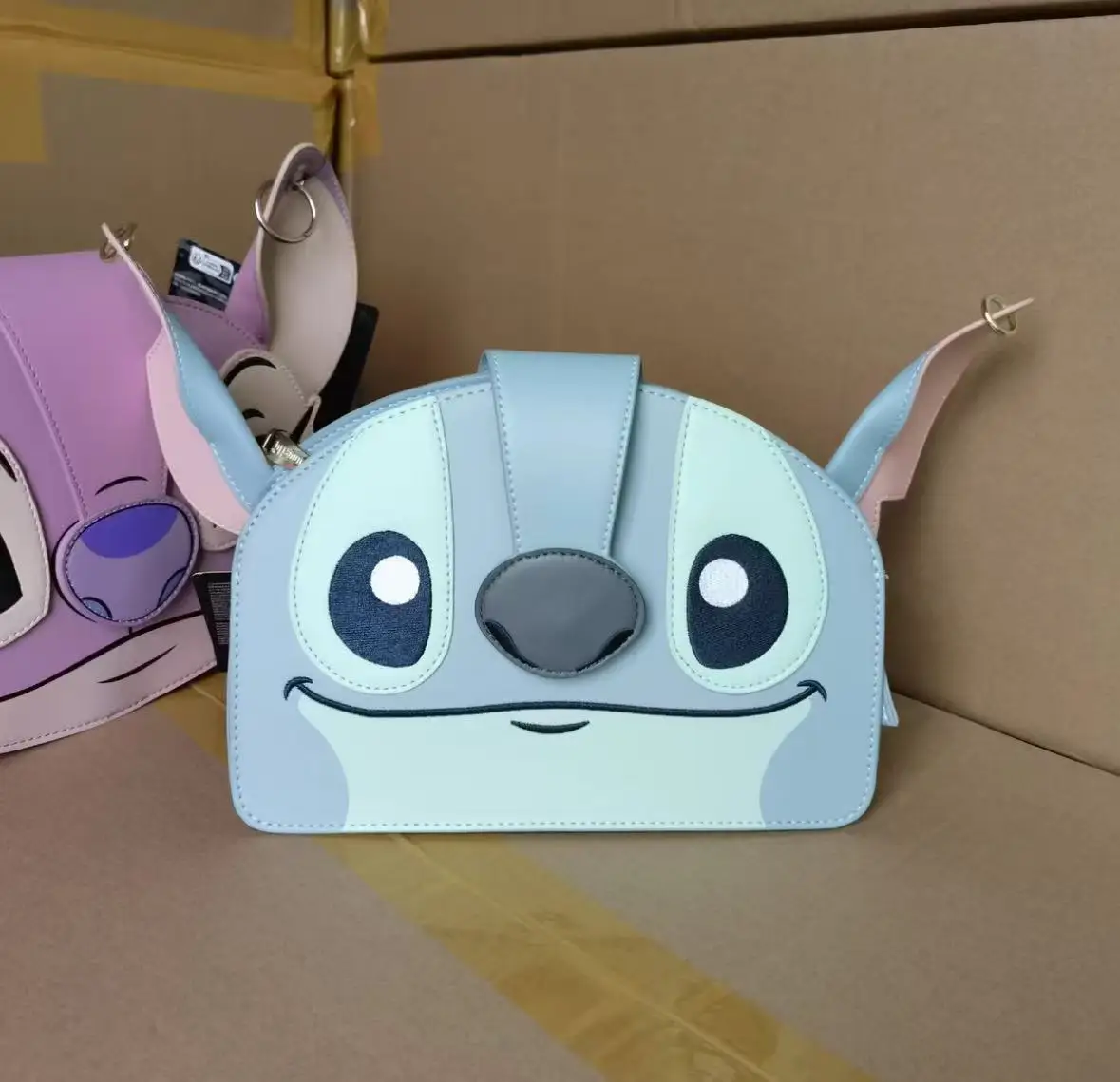 حقيبة ظهر Loungefly Stitch بتصميم كرتوني لطيف مطرز بتصميم Marvel حقيبة ظهر كاجوال جديدة كهدية للفتيات