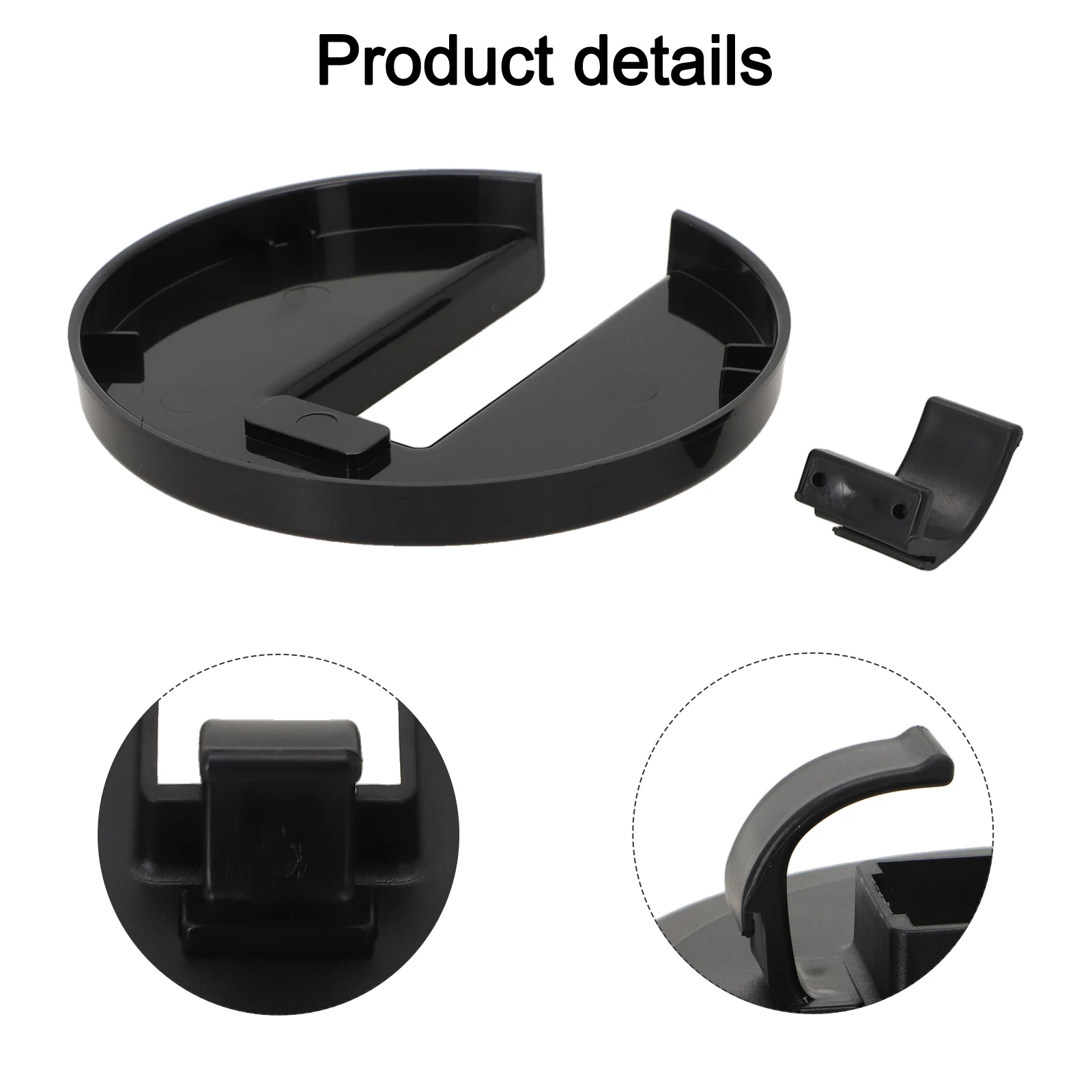 Coffee Machine Lids Brew Basket Lids Coffee Brewing Black Coffee Lid Set For Brewing Coffee Maker Anti-Scald Handle