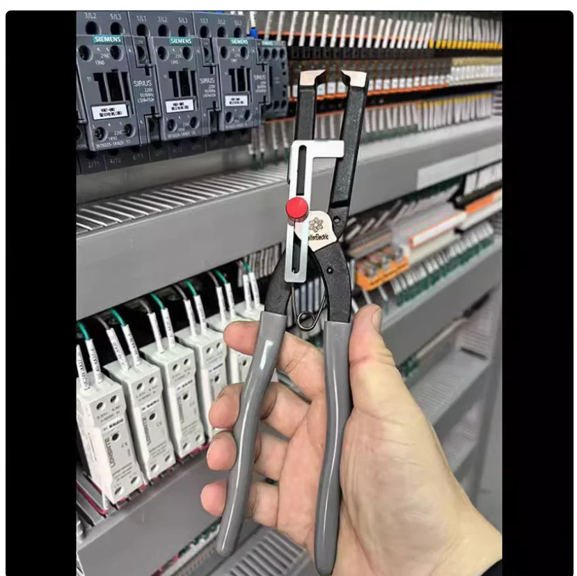PVC trunking gear pliers end cutting pliers Electric gear extraction tool Strong wire slot side gear plate gear extractor