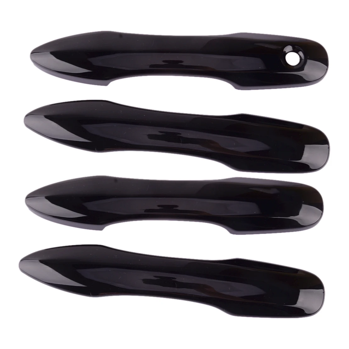 

1 Set Car Exterior Front Rear Left Right Door Handle Cover Trim ABS Fit for Toyota Corolla Sedan 2020 2021 2022 Glossy Black