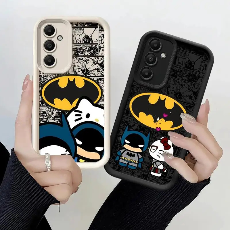 AF6714_B-Batman Hero Logo Phone Case for Galaxy A15 A72 A52 4G 5G A25 A35 A55 A51 A73 A52s A53 A54 5G A71 4G Cover