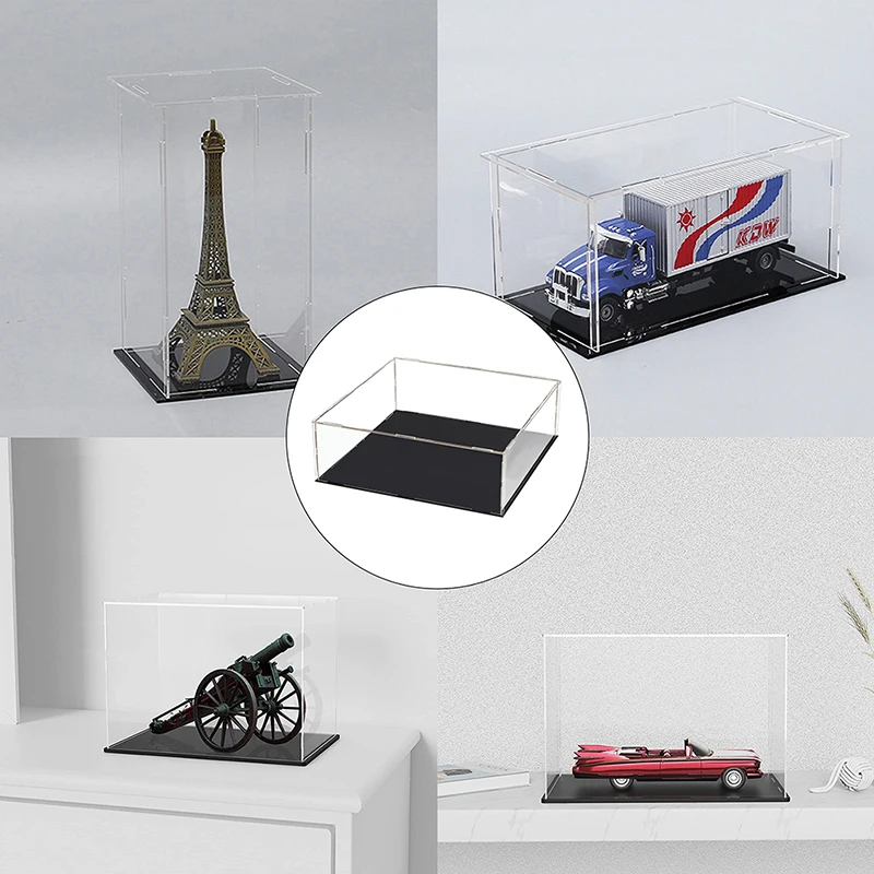 Imagem -05 - Clear Acrílico Display Case Bancada Box Stand Organizador Dustproof Proteção Showcase para Figuras de Ação Collectibles