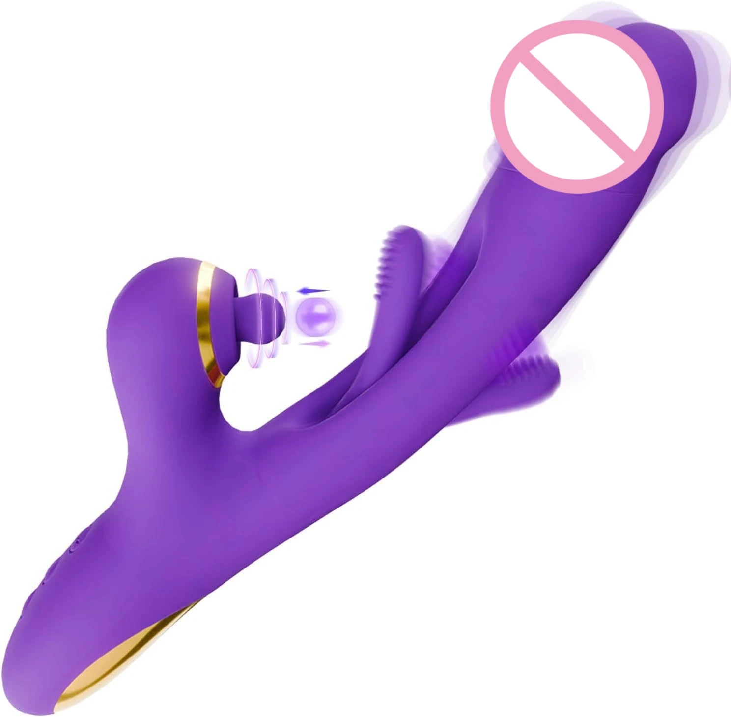 Silicone Dildo for Women Clitoral Licking Vibrator G-spot Massage Flapping Female Masturbator Adult Sex Toys