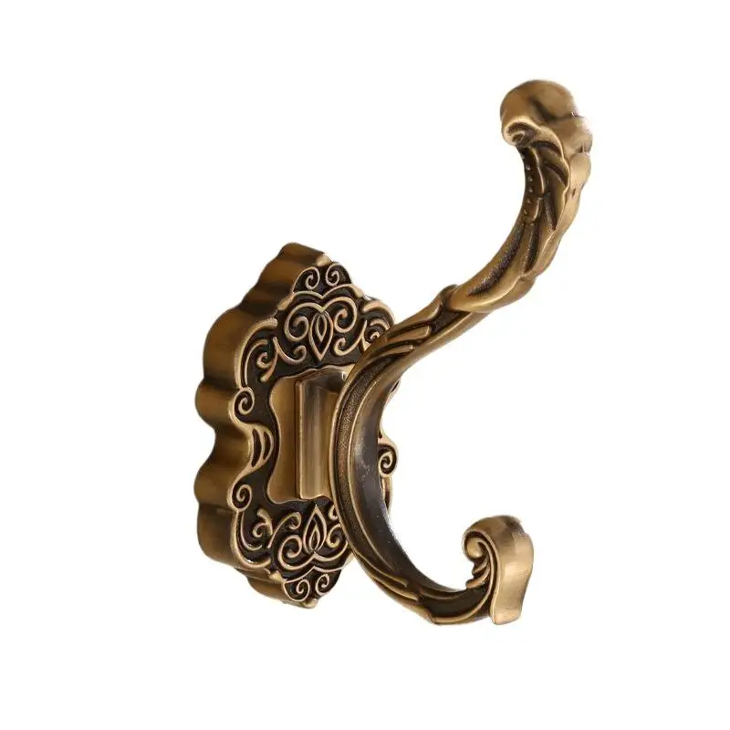 Antik-Bronze-Farbene Metall-Wandhaken, Kleiderhalter, Handtuchhalter, Mantelhalter für Dekorative Badezimmer-Accessoires – Detail 7